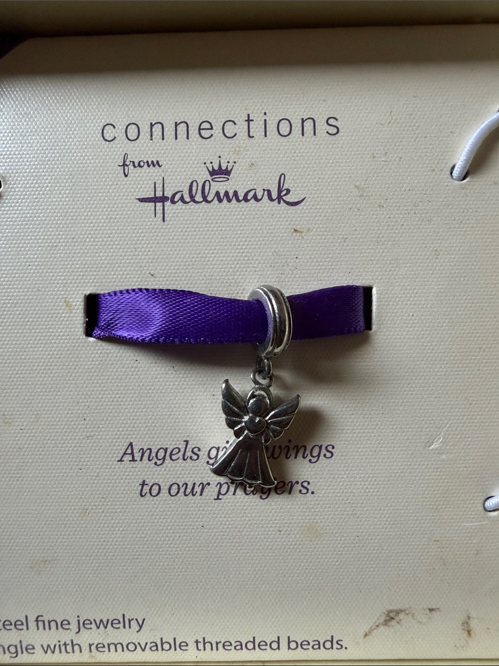 Hallmark Silver Angel Charm